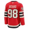 Miehille NHL Chicago Blackhawks Pelipaita Fanatics Premium NHL Connor Bedard 2024-25 Winter Classic Punainen